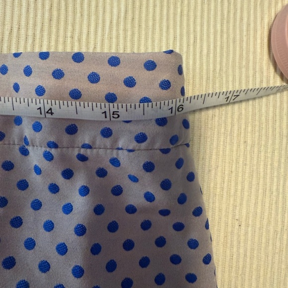 J. Crew Blue and Cream Knee-Length Pencil Skirt - Picture 8 of 9